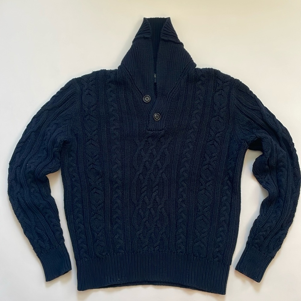 J. Crew Mariners cable knit sweater